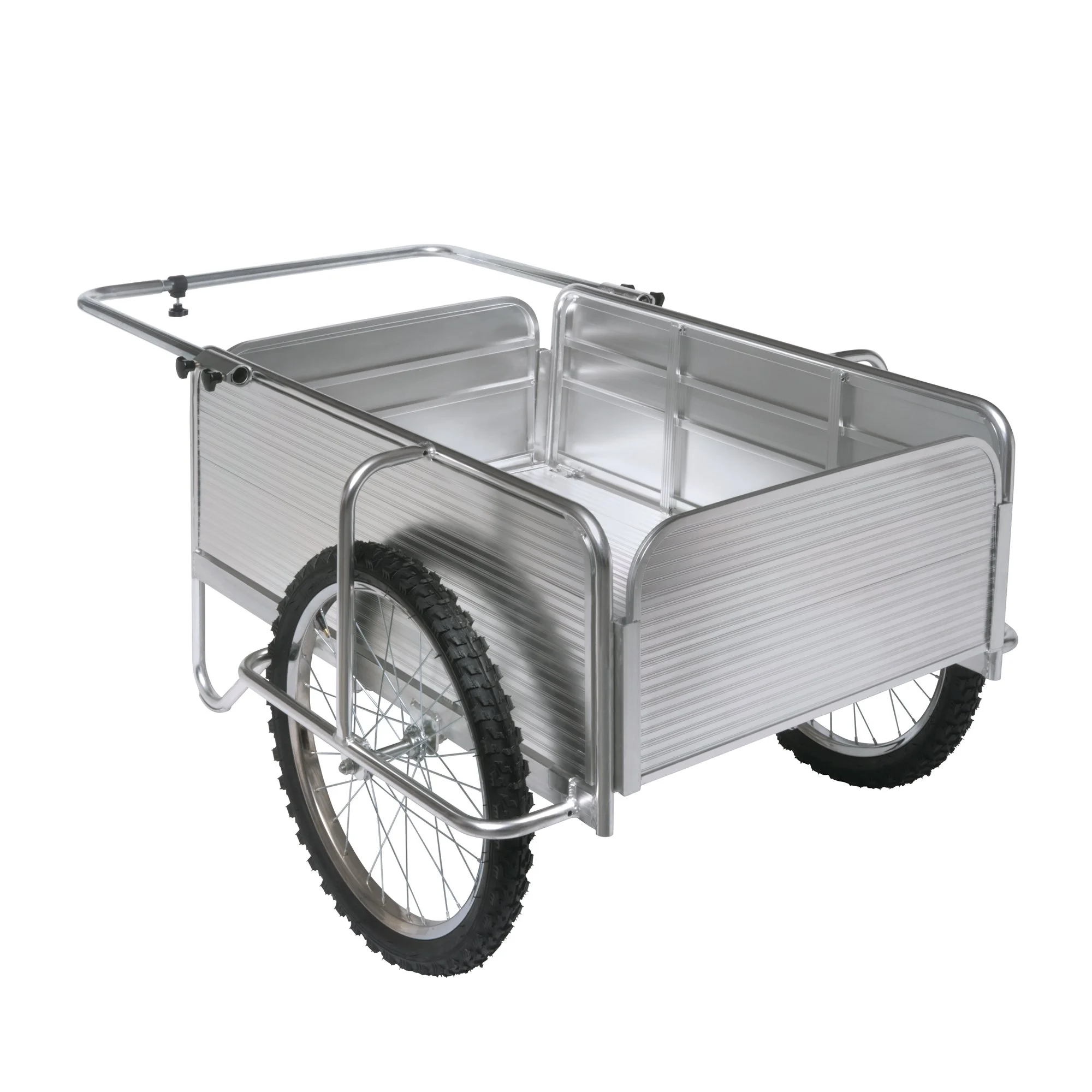 Portable Rust Corrosion Resisting Aluminum Folding Garden Cart Aluminum wheelbarrow