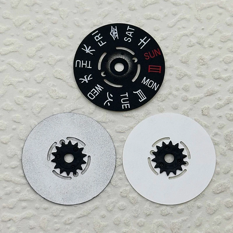 NH36 NH35 Movement Dial Japanese Kanji Day 3.0H 3.8H 4.1H Dial Mechanical Movement NH35a NH36a Day Dial Wheel Replacement Parts