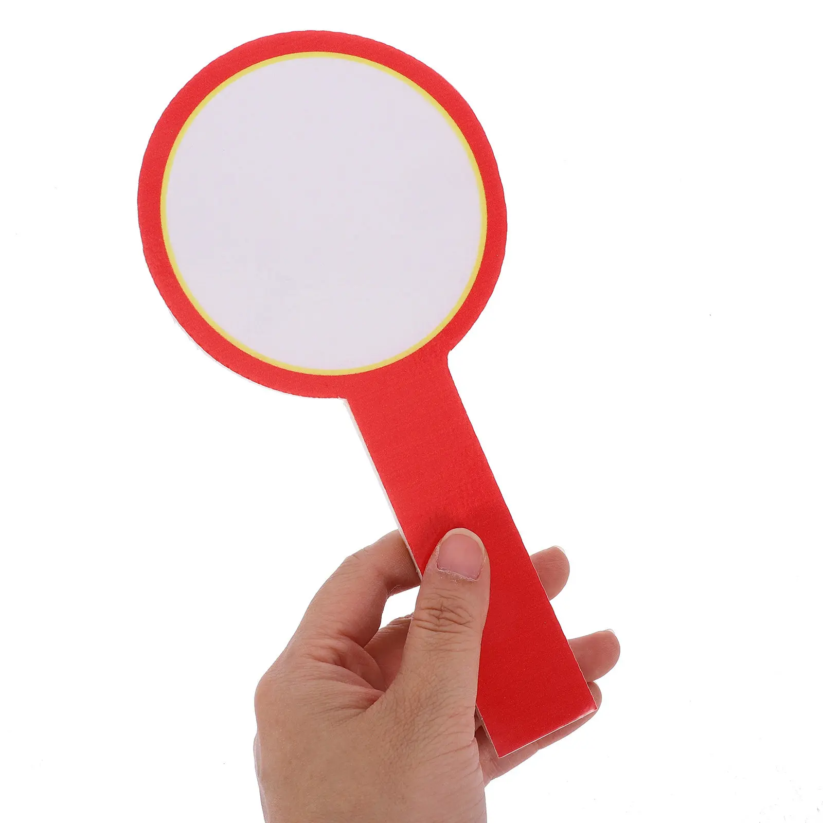 10Pcs Portable Blank Whiteboard Paddle Strong Sturdy Scoreboard for Games Voting Scoring Dry Erase Handheld Board