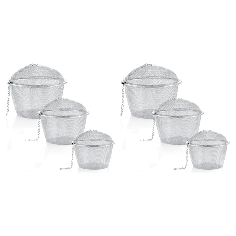 

6 Pieces Ultrasonic Cleaner Baskets Ultrasonic Cleaning Solution Ultrasonic Parts Cleaner Jewelry Steam Cleaner Basket New