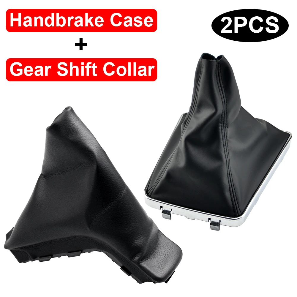 Gear Shift Knob Gaiter Boot Cover Case For Opel ASTRA H Gear Shifter Handbrake Parking Hand Brake Boot Cover Car Styling