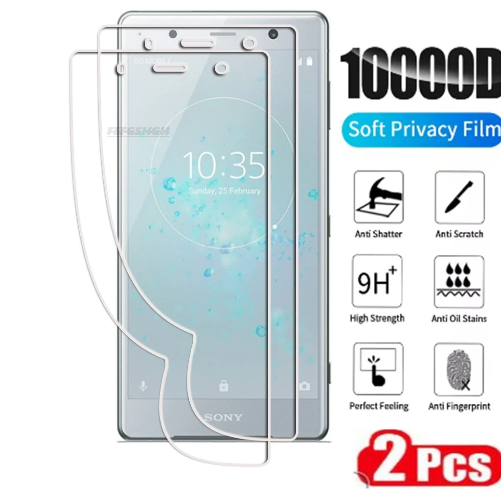 2 шт. HD-пленка из гидрогеля с полной гидравлической гидроизоляцией для Sony Xperia XZ2 Premium 5,8 дюйма XZ2 Premium H8166 H8116, защитная пленка для экрана