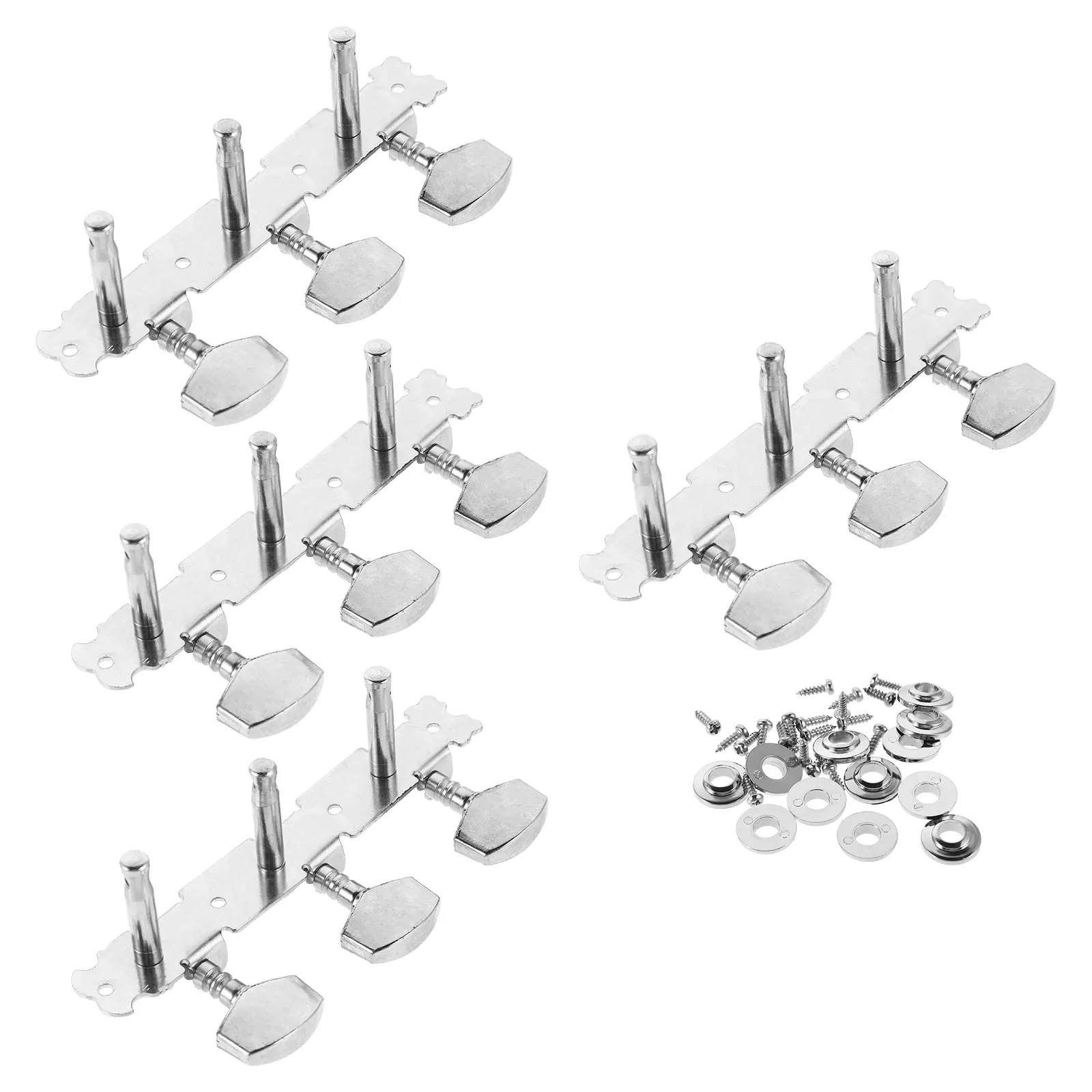 

2Sets Guitar Tuning Pegs Heads Electric Guitar Tune Pegs Precise Adjustment Replaceable Long-Lasting Universal Fit