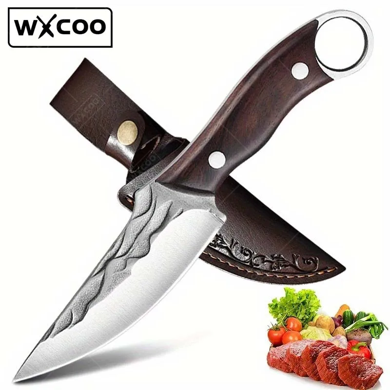 1pc,Kitchen Knife Meat Cleaver Knife Boning Knife Stainless Steel Slicer Fruit Knife Butcher Knife For Kithen