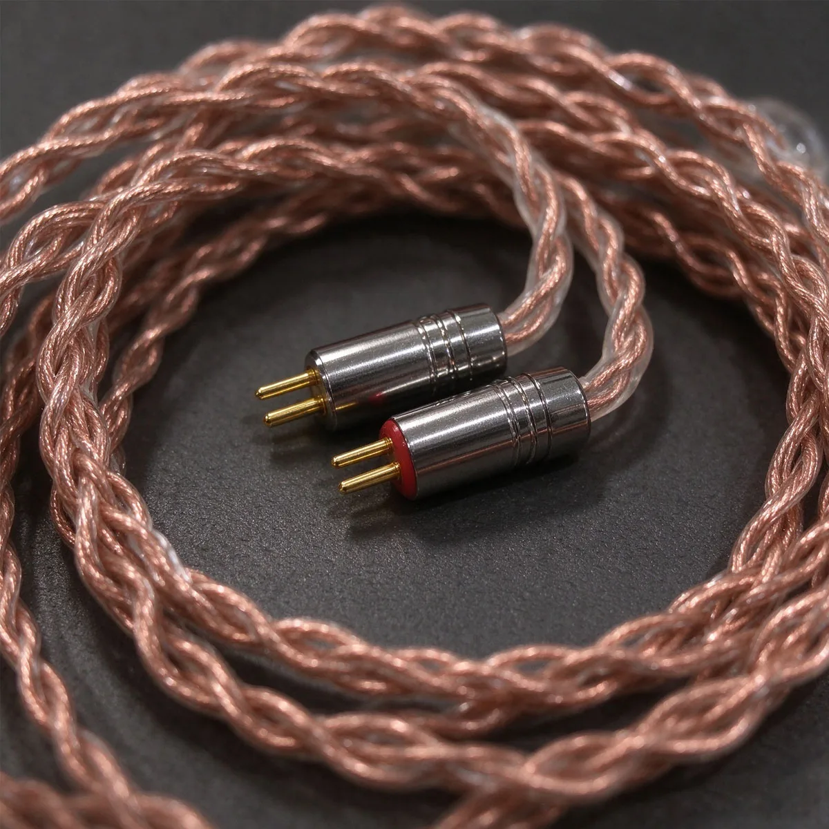 AXAP Terra 4 Core Pure Copper IEM Upgrade Cable,3.5/4.4mm,0.78 2Pin Connector,HiFi In-ear Earphone Audio Wire image 3