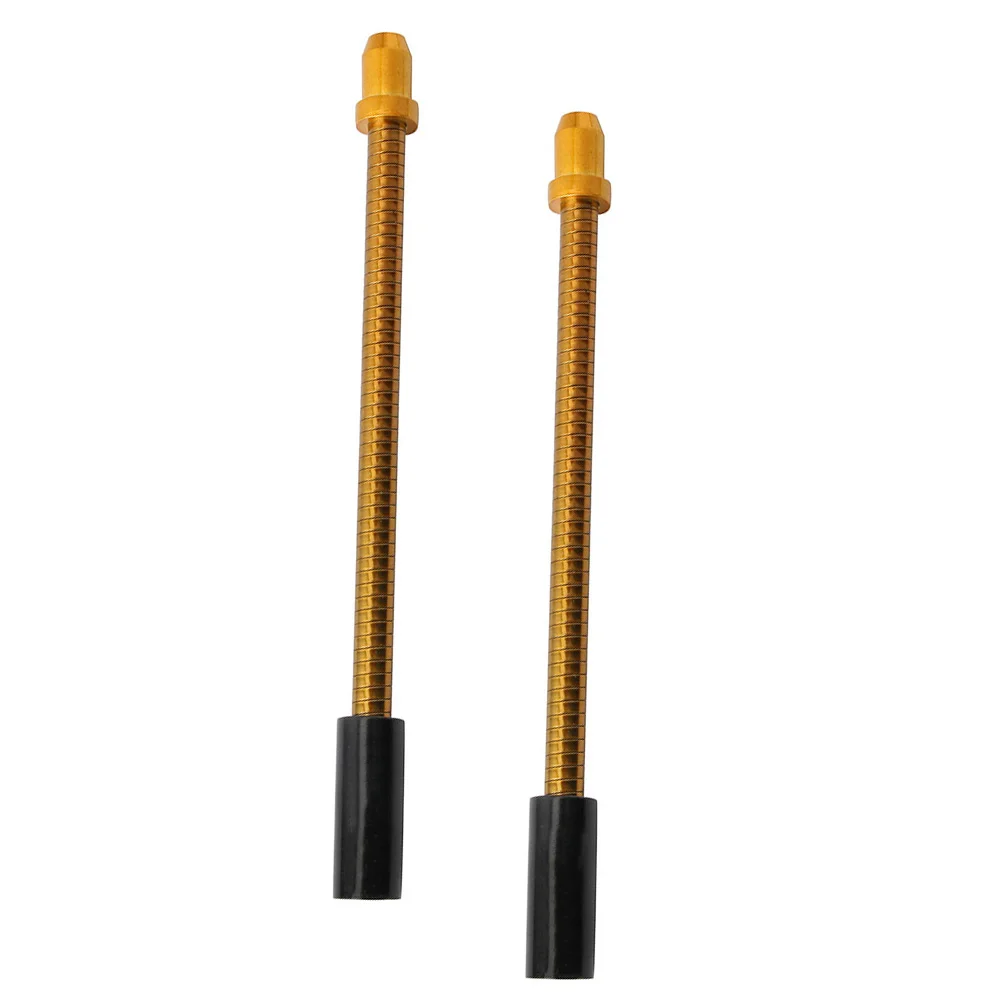 

2 Pcs Elbow Tube Flexible Smooth Elastic Lightweight Bike Catheter Durable Stainless Steel Road Mountain Brake