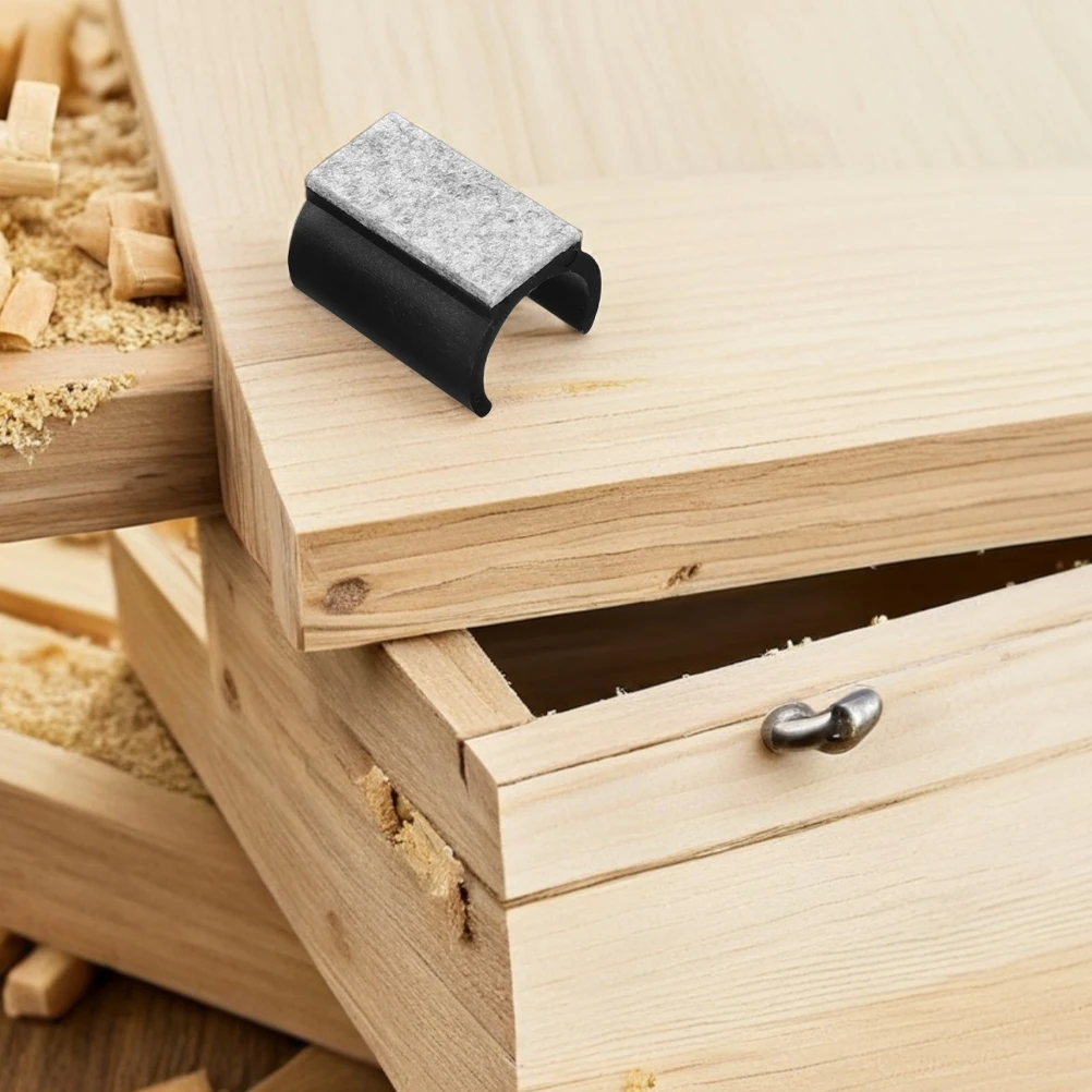 

8Pcs U Shaped Felt Chair Leg Pads Furniture Floor Protectors Non Slip Noise Reduction Hardwood Floor Leg Caps Chair Foot Pads