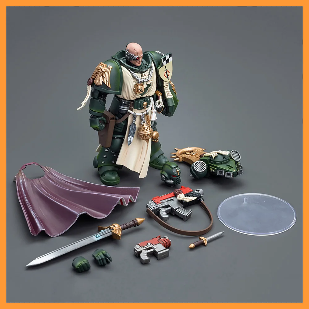 YTOY Warhammer Action Figure Toys, Master with Power Fist, Anime Model, Dark Angel Series, Chain, 40K, JT7691, 1/18 Scale, 12cm