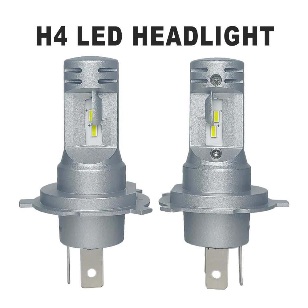 

2PCS H4 Led Headlight 6000K Canbus H19 Moto Headlight Car light Fanless LED Fog light Auto Headlamp Led Bulb for VW Audi hyundai