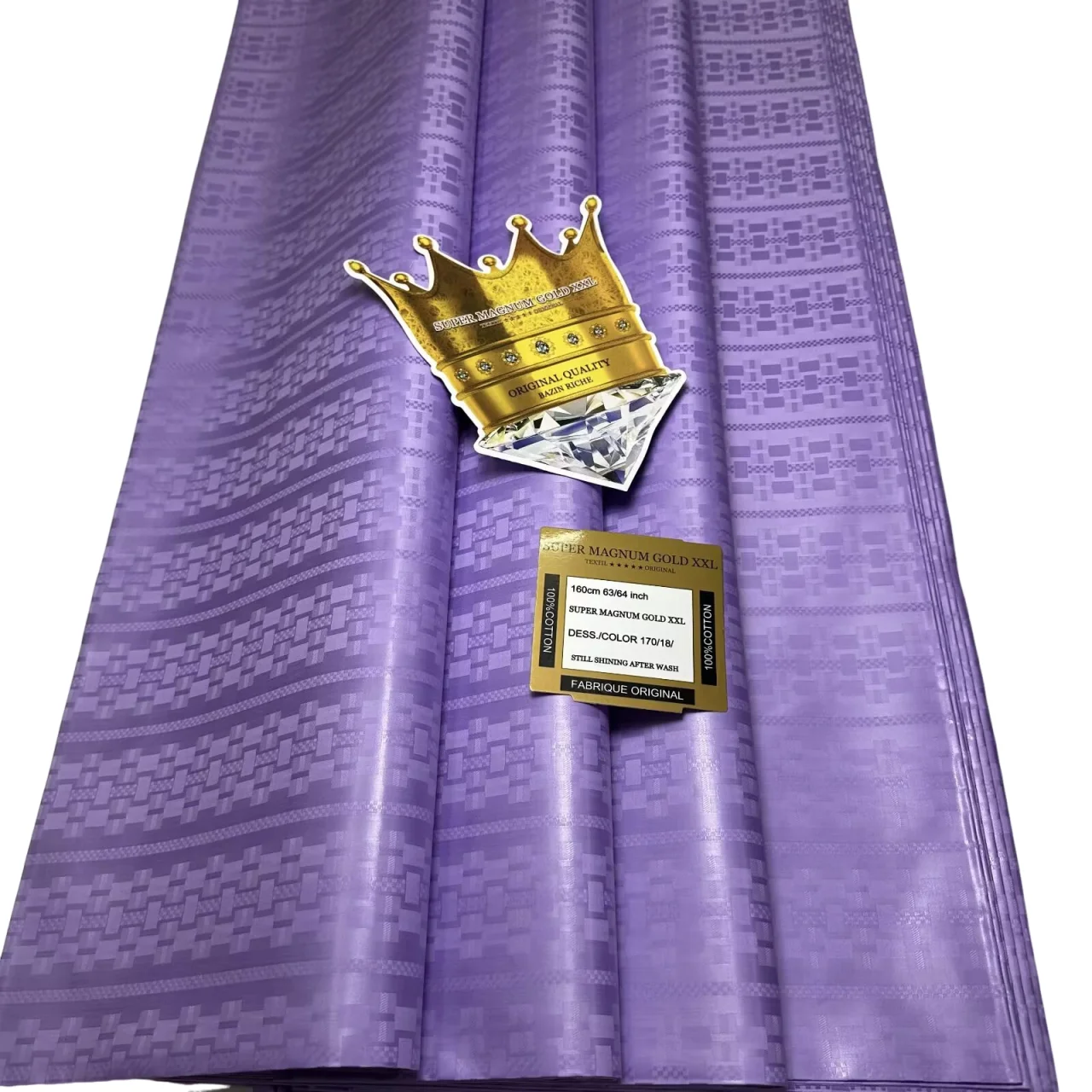 5 yardas africano 100% algodón Perfume Bazan tela moda ancho 1,6 M lavabo Riche Brode para hombres o mujeres ropa Material costura de boda