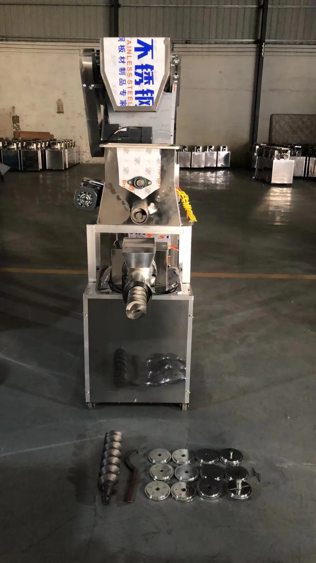 Automatic Pasta Manufacturing Line, HJ-BK100 Industrial Spaghetti & Macaroni Processing Machine