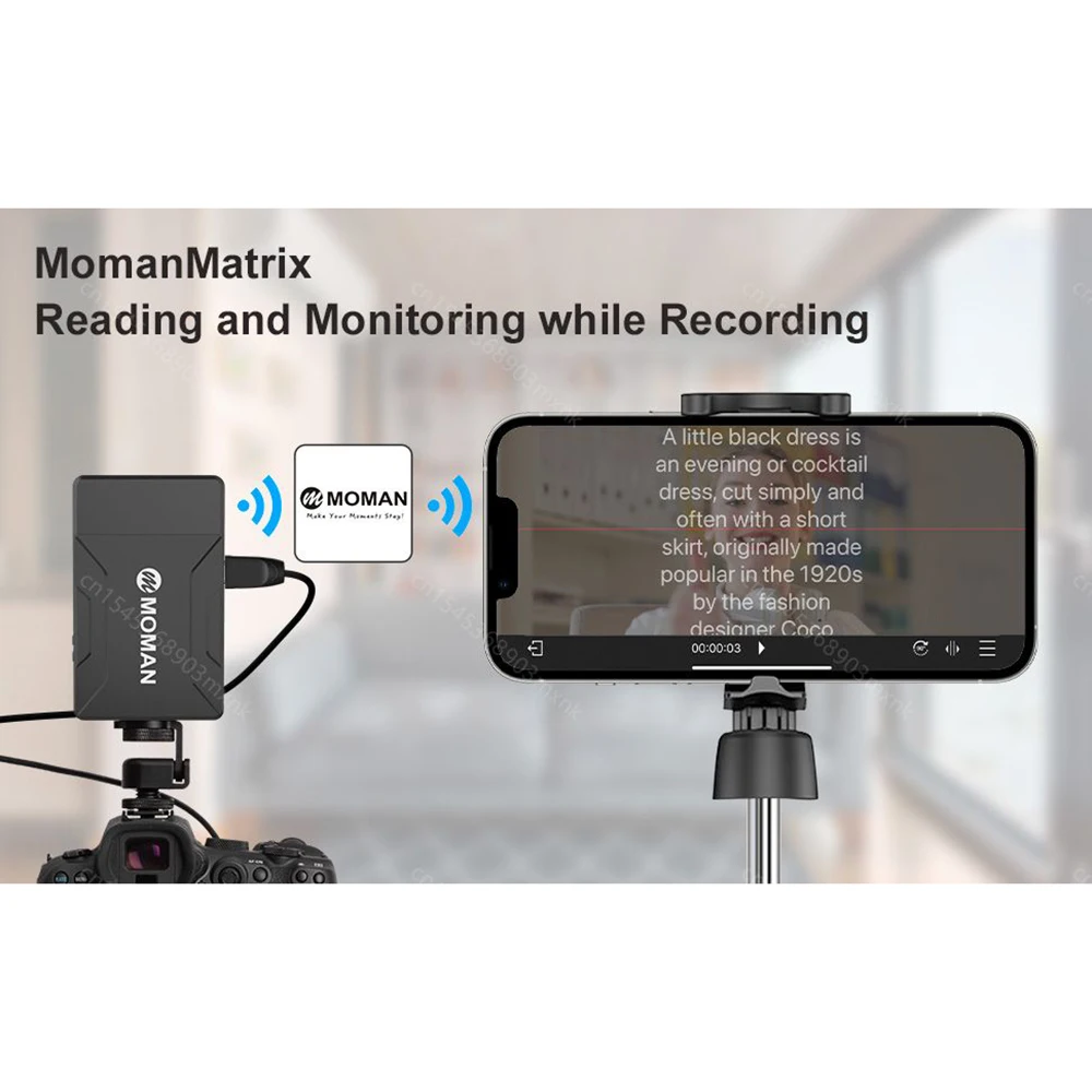 Synco-transmisor de vídeo inalámbrico Moman Matrix 600, 0,08 S, para cámara Canon, Nikon, Sony, Fujifilm, transmisión compatible con HDMI