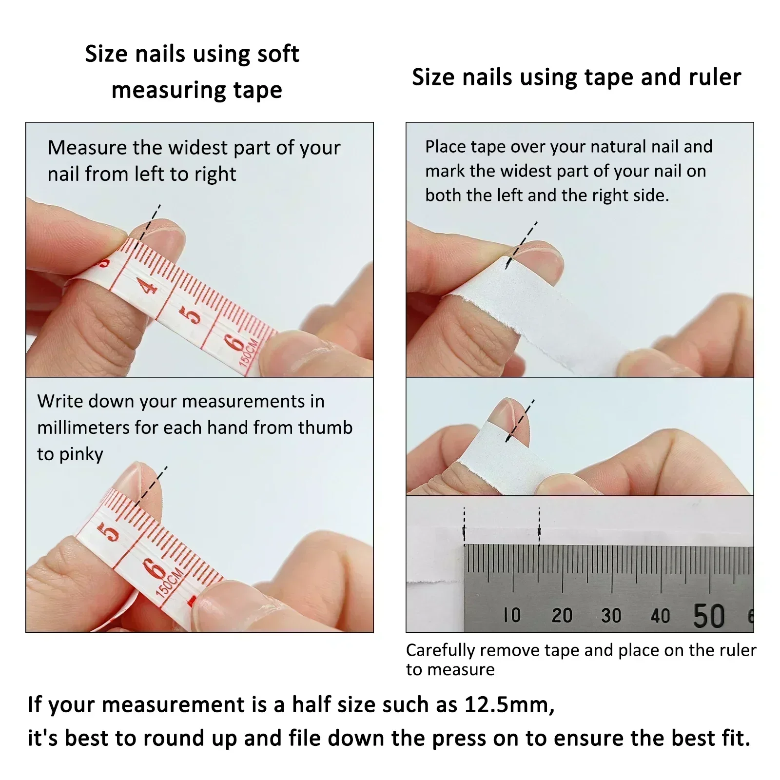 10 pezzi fatti a mano stampa sulle unghie copertura completa artificiale colore nudo cambiamento graduale fard mandorla unghie finte manicure punte