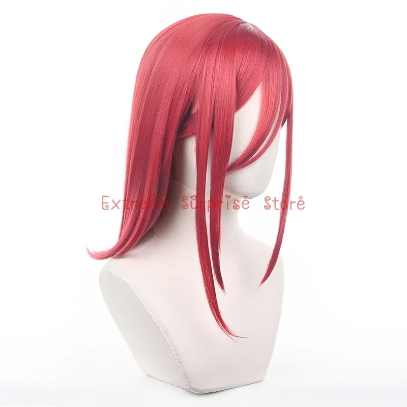 BLUE LOCK Chigiri Hyoma Cosplay Wig Pre Styled Braided Wig Wine Red Wig Cosplay Anime Cosplay Wigs Heat Resistant Synthetic Wigs