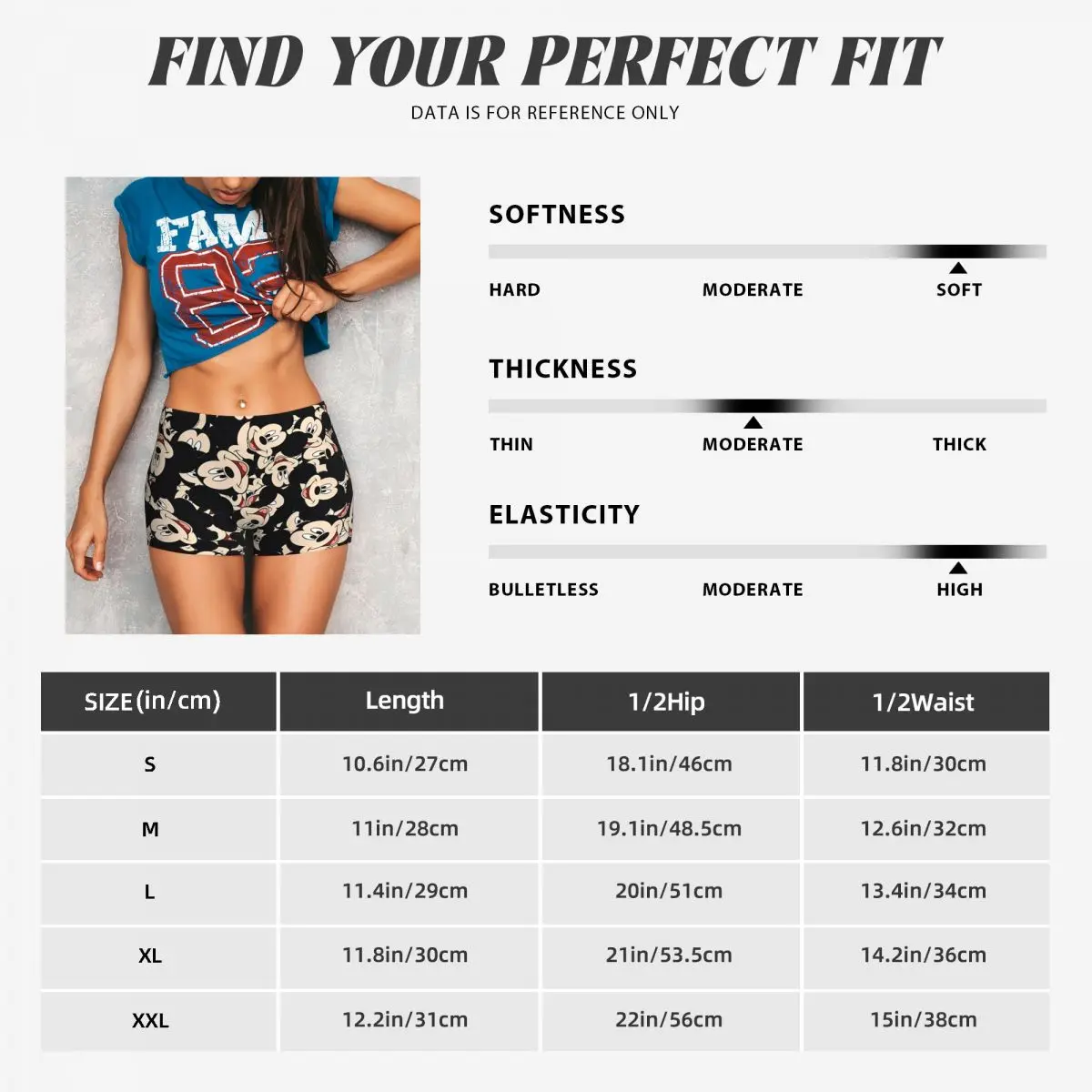 Mickey minnie Mouse Women Workout Shorts Seamless Scrunch Butt Lifting Athletic Short Pants For Yoga Gym image 6