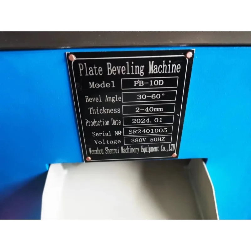 Automatic Feeding Table Steel Plate Milling BC-10D Machine Small Plate Beveling Machine