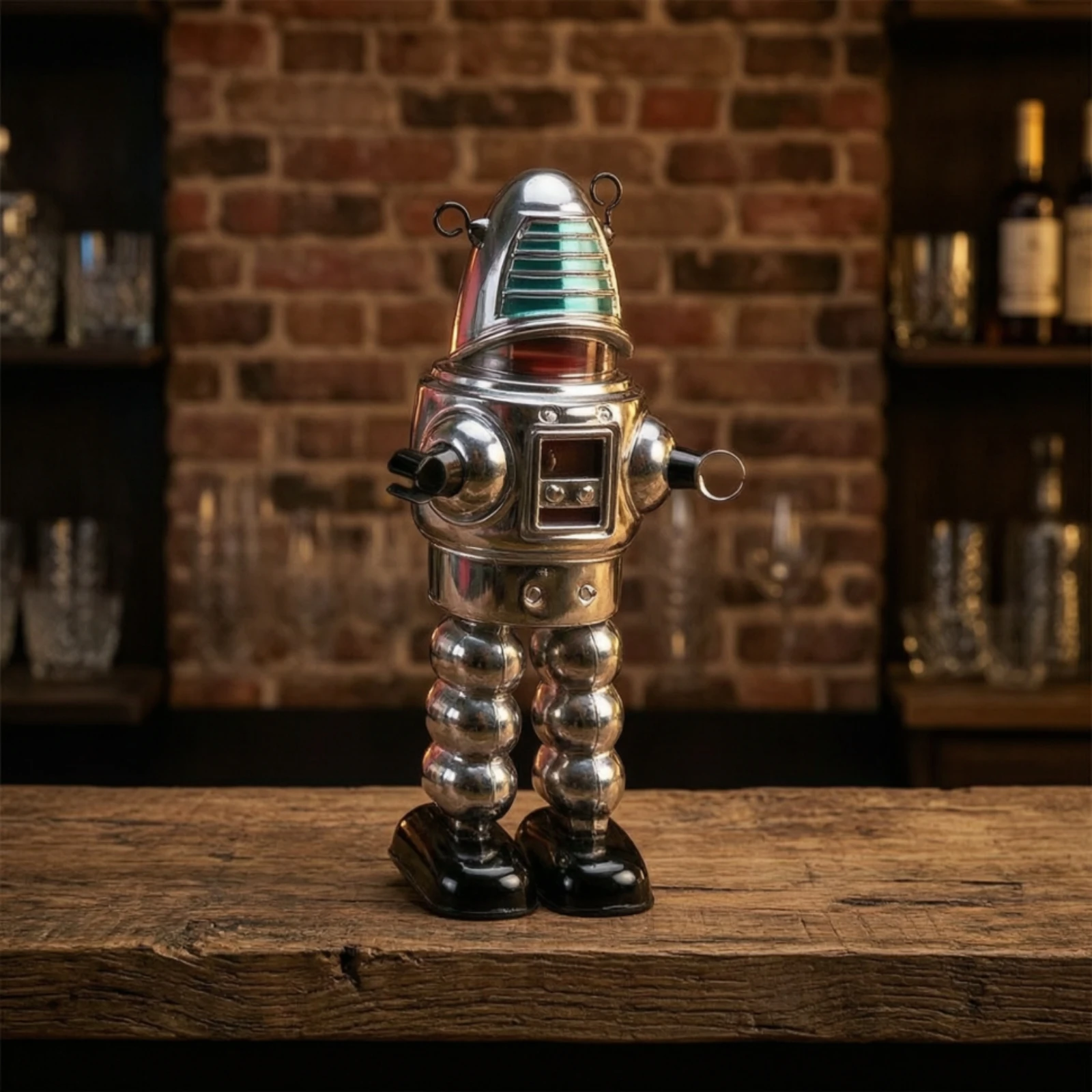 mechanical-walking-robot-clockwork-wind-up-robot-classic-batterybattery-not-required-for-collectors-shelf-desk