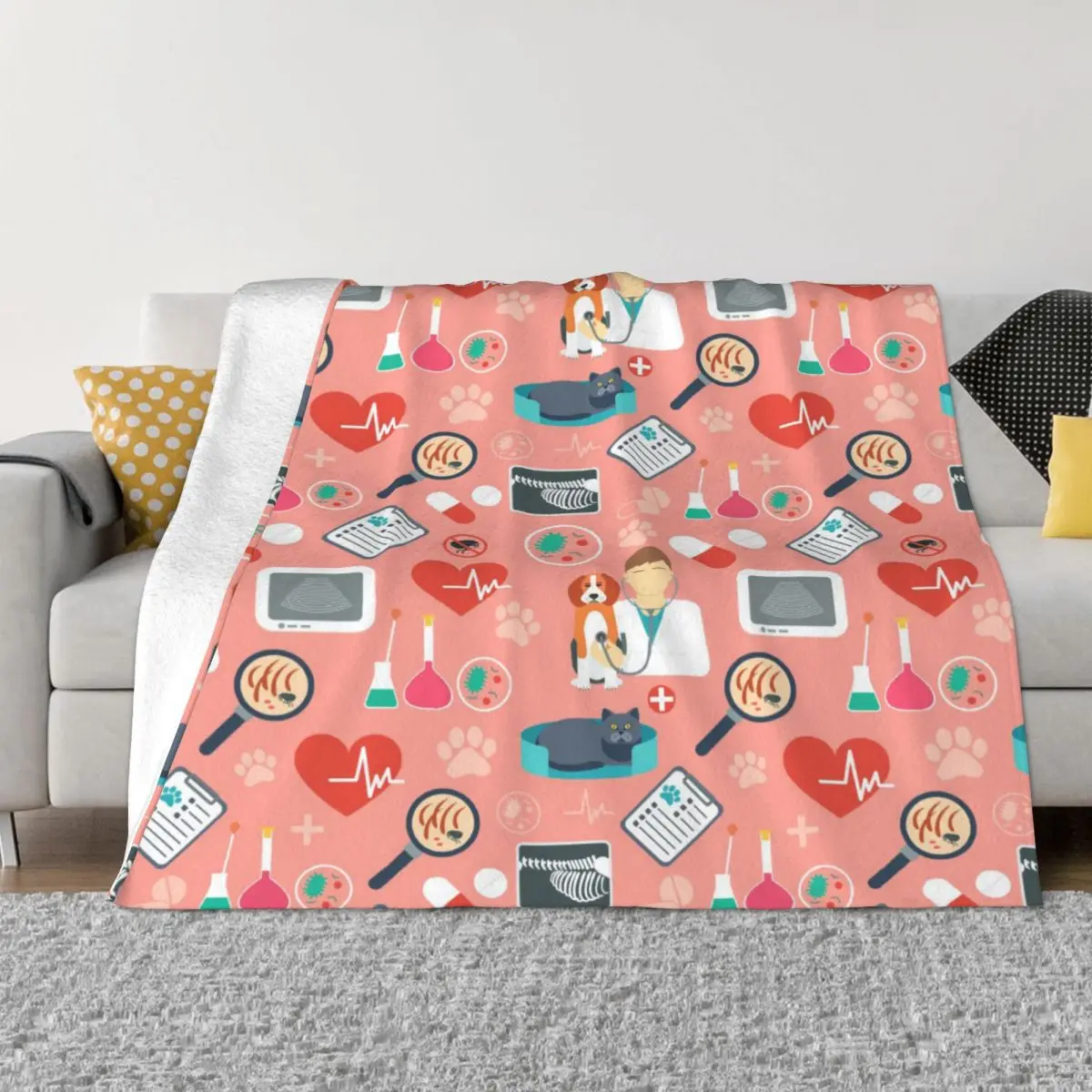 Veterinary 2362 Anime Bed Blankets Blankets And Throws Throw Blanket