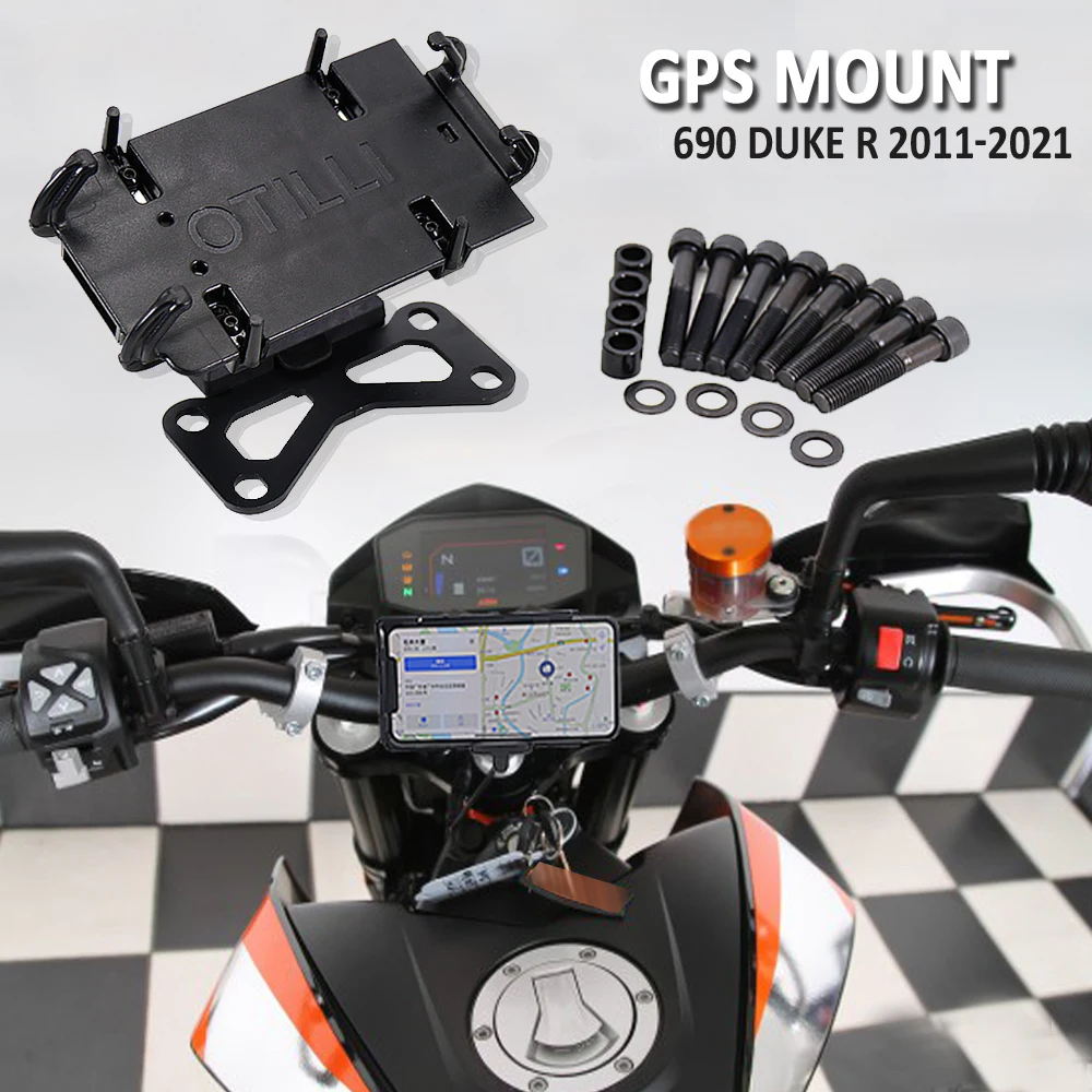 

NEW Motorcycle Navigation Bracket Mobile Phone GPS Plate Bracket Support Phone Holder FOR 690 Duke /R 2011-2021