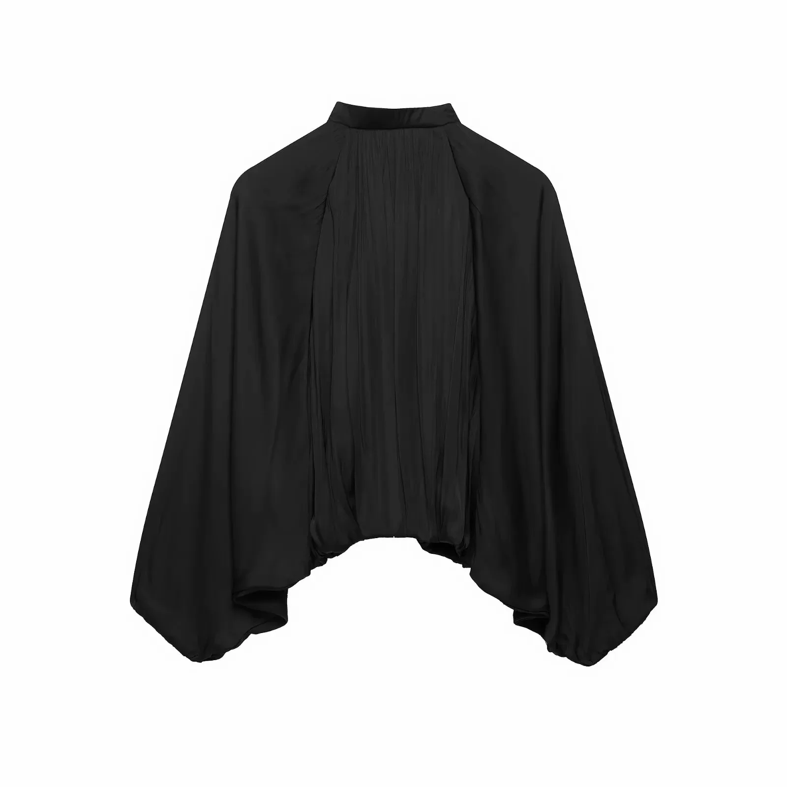 Damen Herbst Neuankunft Langarm-Jacke Damen Batwing Loose Fit Parka Jacke Lässiger Modestil Damenjacke – Detail 5