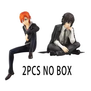 Anime Jepang Dazai Osamu Figurine Bungo Stray Dog Action Figure Koleksi Model PVC Mainan Periferal Hadiah Ulang Tahun 6 angka anjing liar bungo penjualan terbaik - №