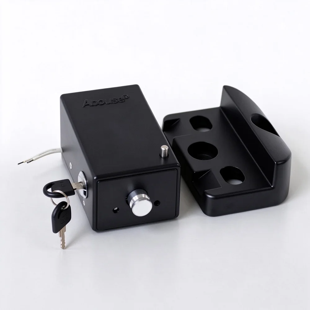 24V DC Heavy Duty Automatic Bottom Pin Gate Lock, Weatherproof Electric Latch for Outdoor Swing Gate Opener System
