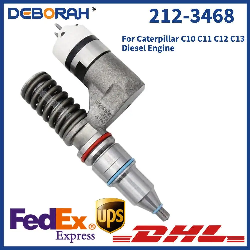 

212-3468 New Fuel Injector 2123468 10R-1258 Fr Caterpillar C10 C11 C12 C13 Diesel Engine