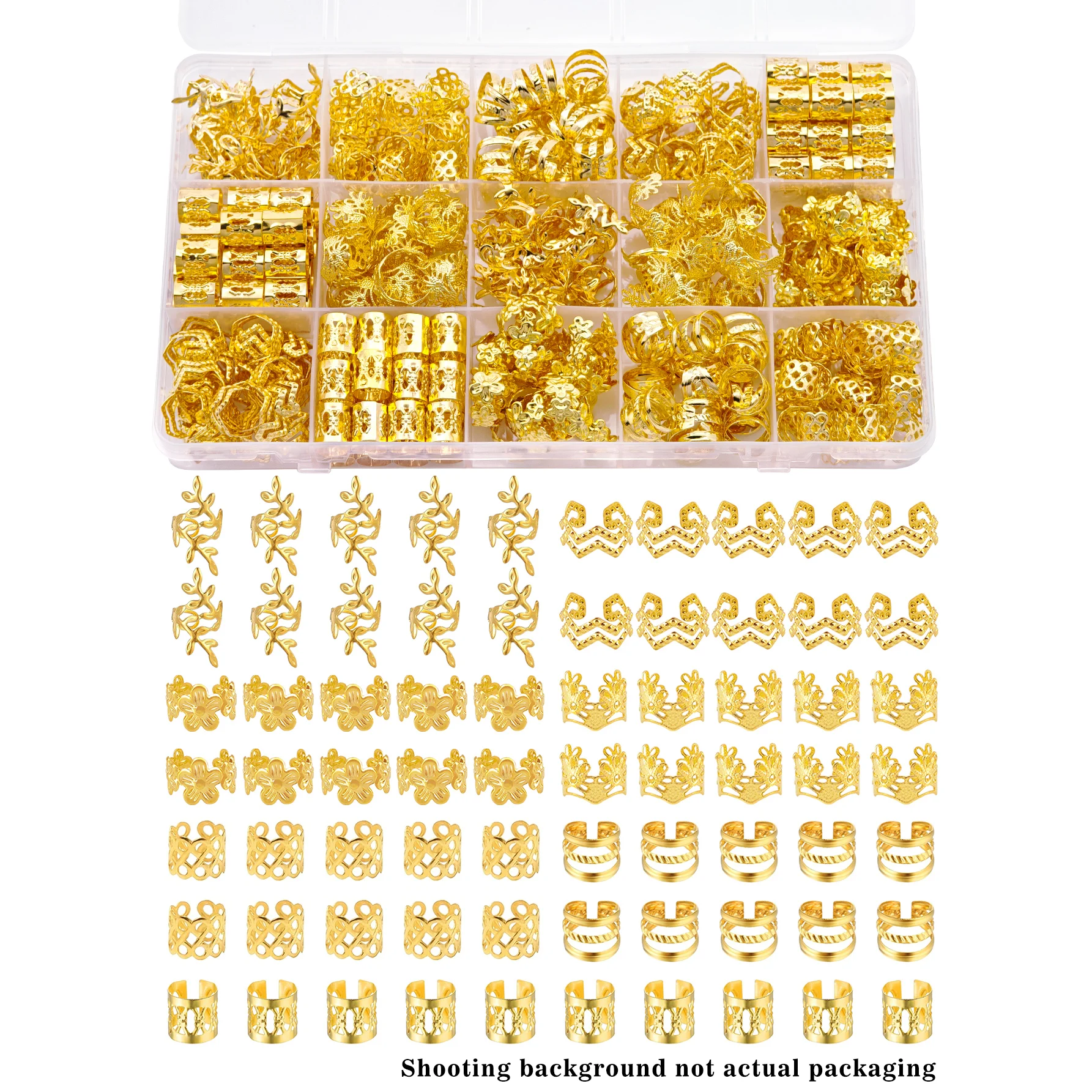 70Pcs Hair Beads Ha…