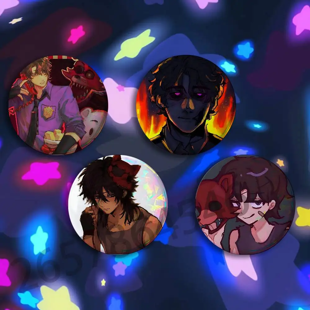 M-Michael A-Afton Badges 25 32 44 58 75 mm Round Customizable Wholesale Fan goods Self-made fan freebies TH