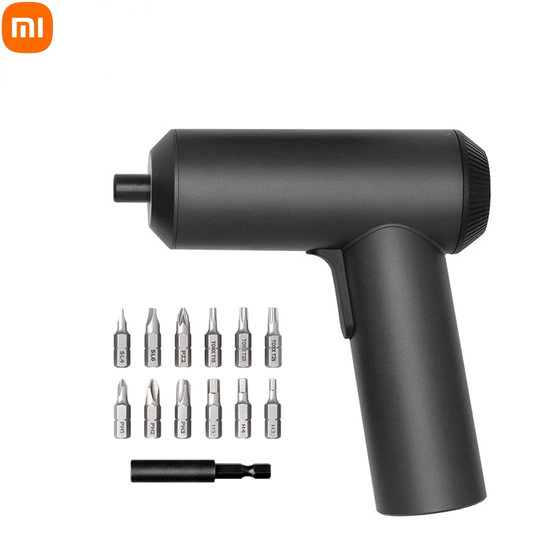 

Xiaomi Portable Electric Screwdriver Home 3.6V 2000mah Cordless Rechargeable Electric Screwdriver with 12Pcs S2 Screw Bits