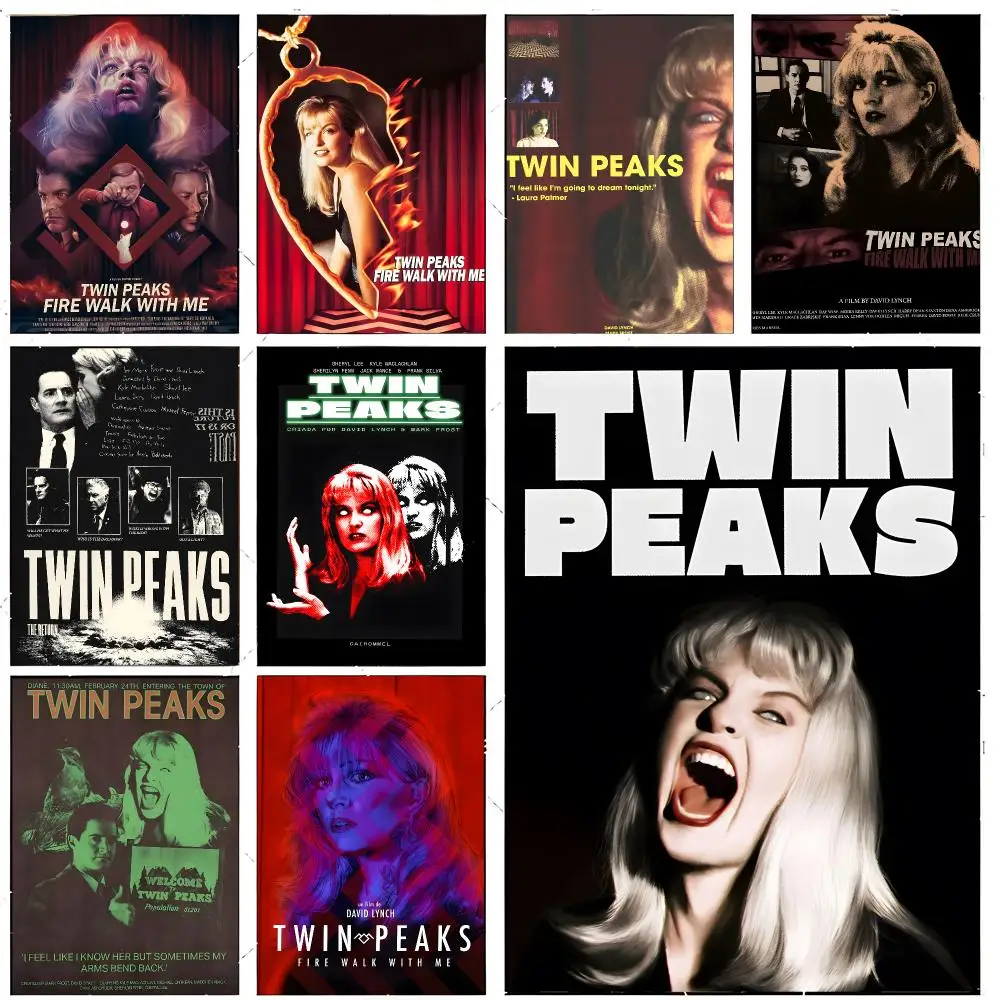 Cult Classic Series Twin Peaks Poster Premium Decor Art & Gift for Household Lounge Home Ornaments