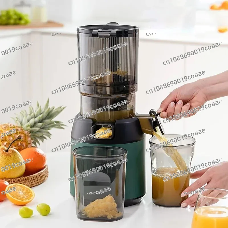 Slow Juicer Cold Press Extractor Filter Free Easy Wash Electric Fruit Juicer Machine Large Caliber  Commercial Electric Juicer