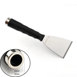 Raspador de hoja oblicua de acero inoxidable de alta calidad, 1 piezas, 250mm de longitud, cuchillo de masilla con mango de plástico