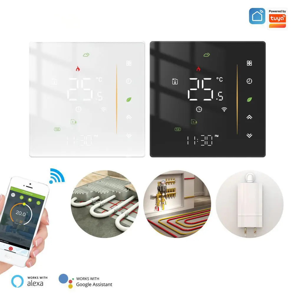 

Tuya Smart Zigbe Temperature Controller Thermostat Intelligent Floor Heating Constant Temperature Switch Programmable Room