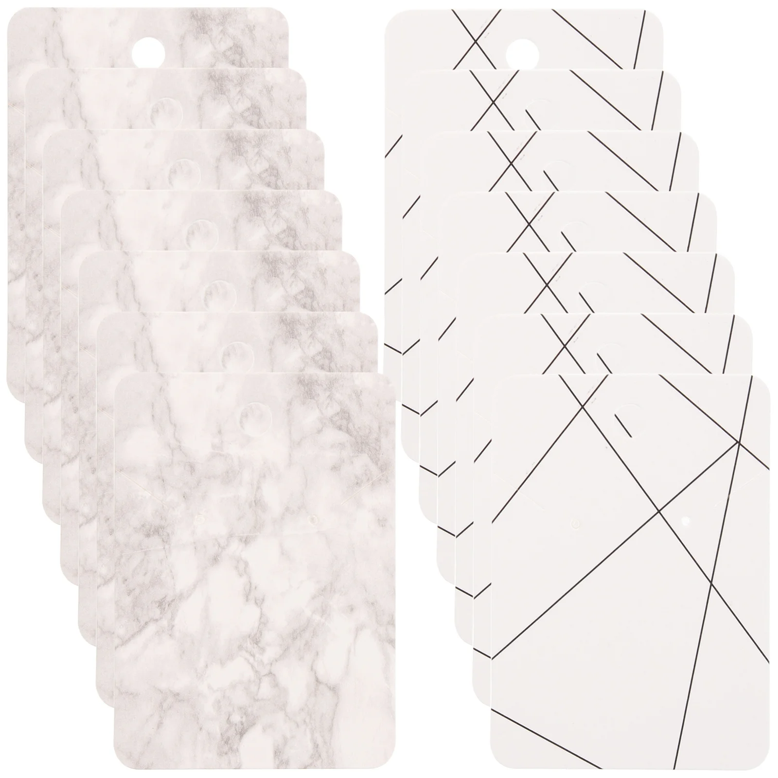 

100Pcs Ear Ring Cards Sturdy Paper Material Safe Environmental Friendly Jewelry Display Holder for Earrings Studs Organize