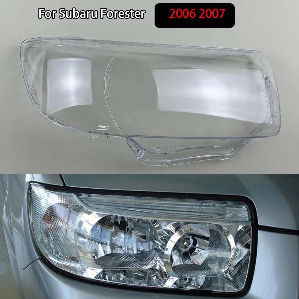 

Для Subaru Forester 2006 2007, прозрачный абажур, маска для фар, линза из плексигласа