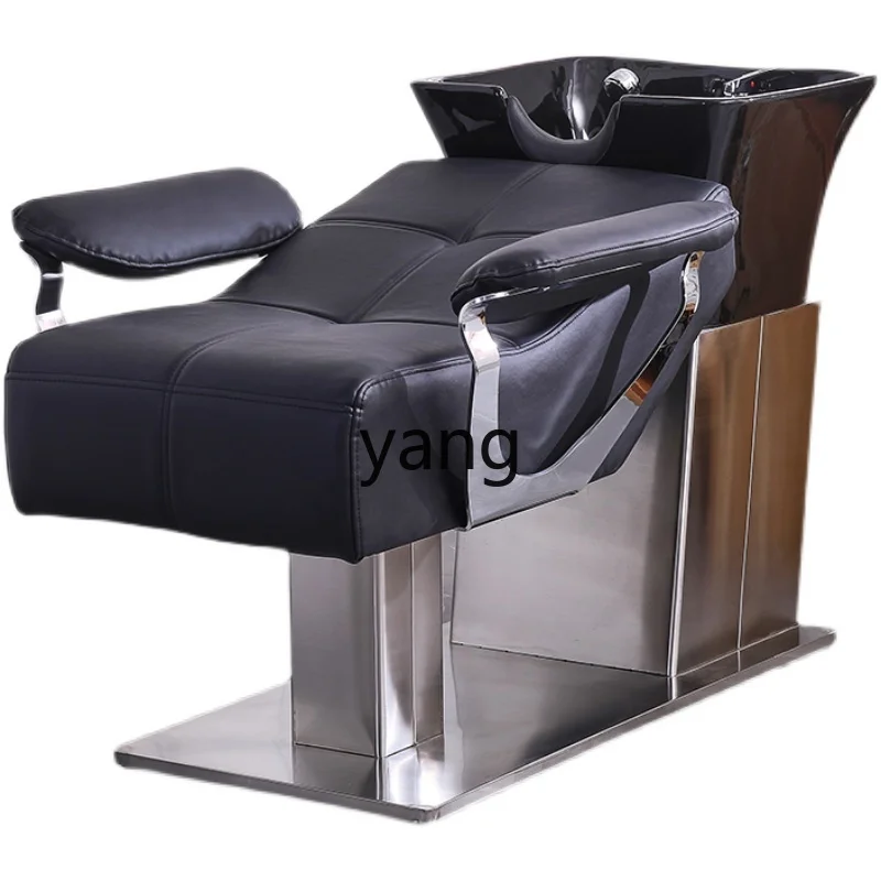 Lmm hair salon shampoo bed Internet celebrity trendy store half lying flush bed Beauty salon bed