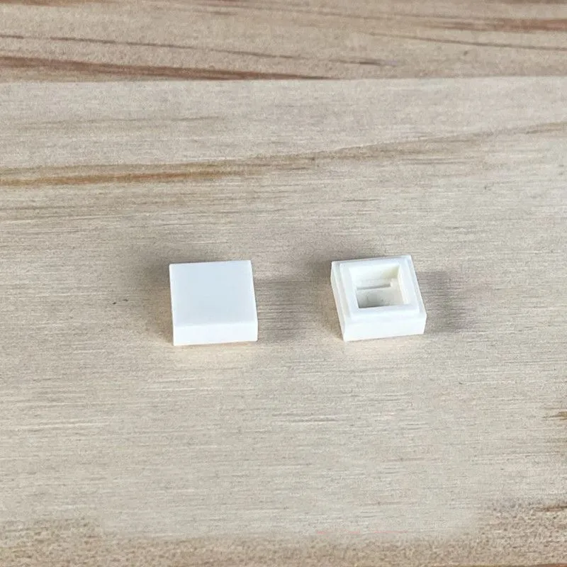 200PCS 1x1 Ziegel Flache Fliesen Glatte 1*1 Bausteine DIY Pädagogisches Kreative Teile Spielzeug für Kinder kompatibel 3070