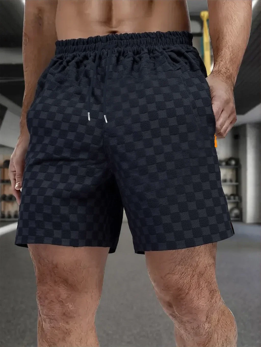 

2025 мужские повседневные спортивные шорты с карманами на молнии ЛЕТО НОВЫЕ модные пляжные шорты с высококачественными жаккардовыми эластичными ремнями