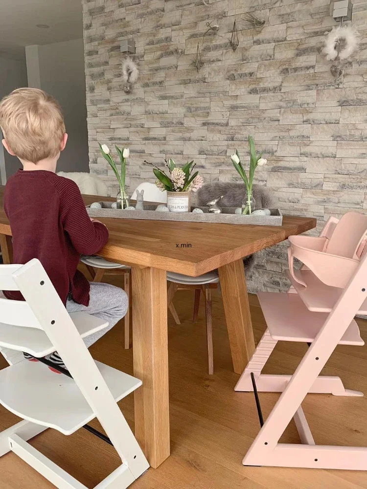 Children's Growing Dining Chair Ins Trend Baby Multi-function Adjustable Lift Growing Solid Wood Chair Taburete Стул  Stuhl