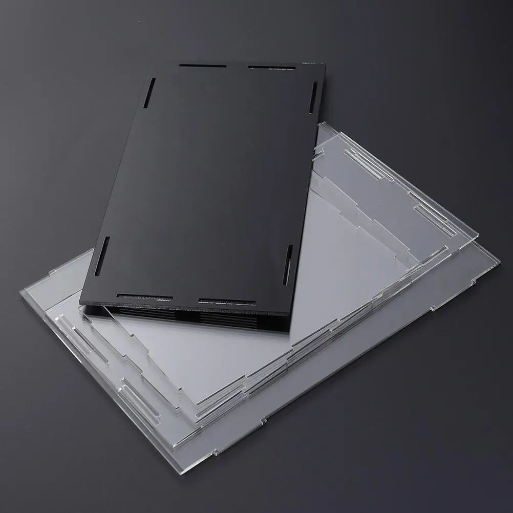 Подарочная коробка для демонстрации фигурок, детский шкаф, контейнер для хранения рукоделия, акриловые кубики, прозрачный чехол