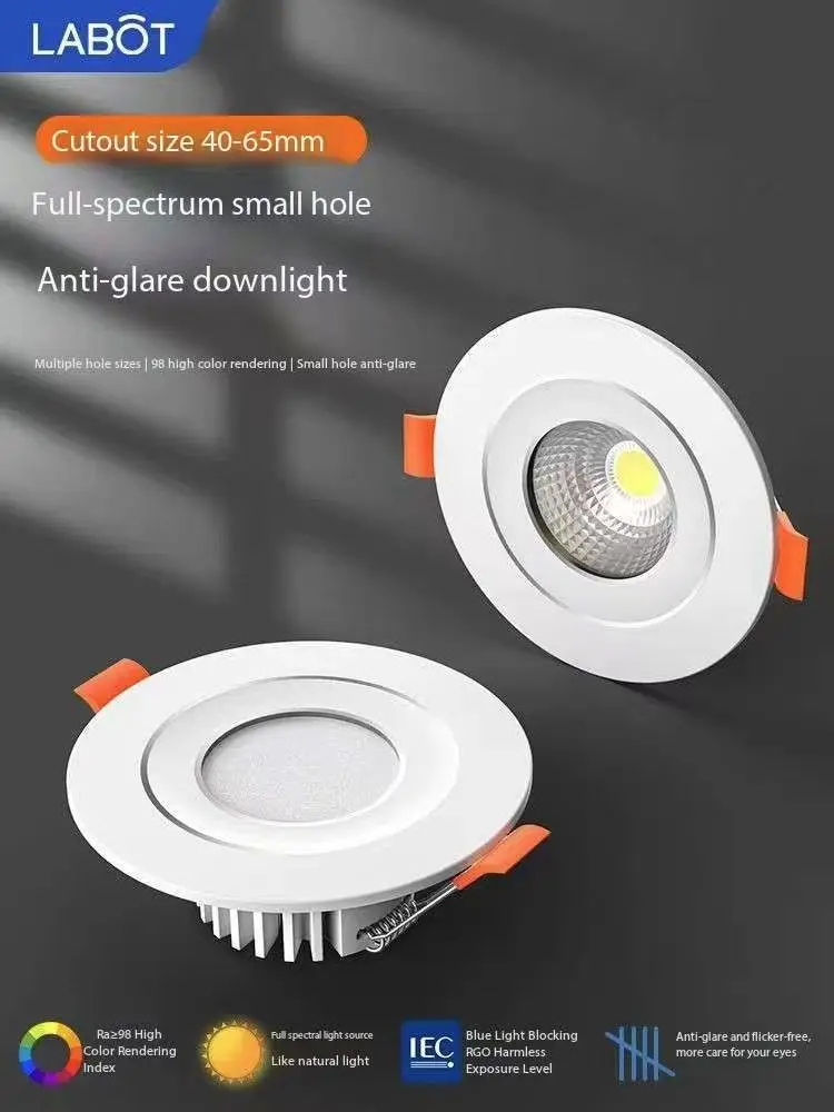 

1-10 шт. светодиодные встраиваемые точечные светильники со сменой цвета 3 CCT 3000K 4000K 6000K, 3 Вт, 5 Вт, AC110V, 220 В, регулируемые точечные светильники