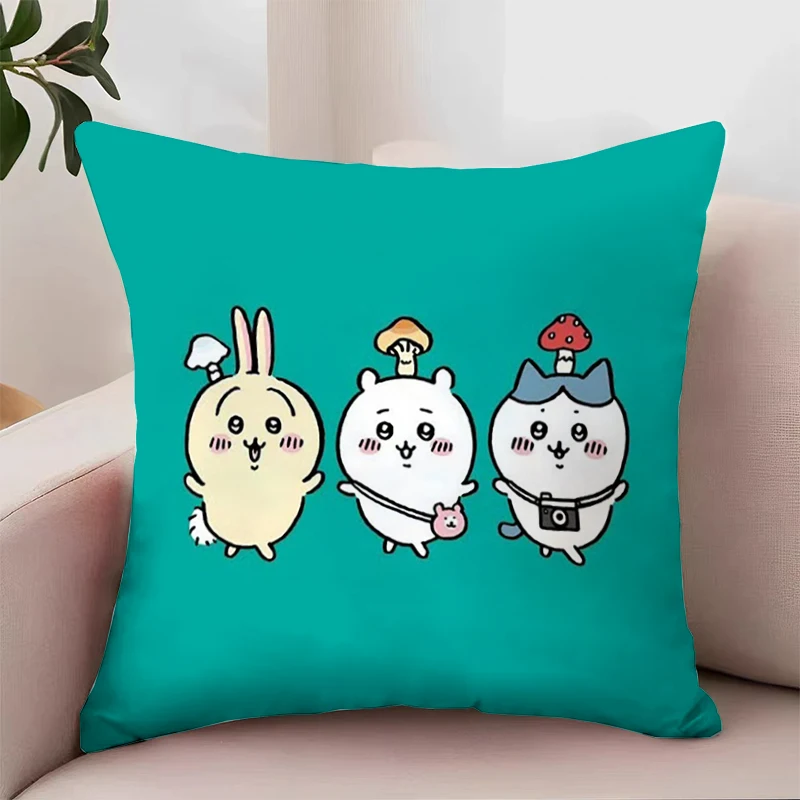 Decorative Pillowcase 40x40 Cute C-Chiikawas Pillowcases for Pillows 45x45 Cushions Covers Cushion Cover 50x50 Home Decoration