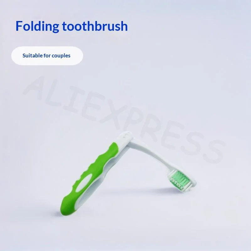 Travel Toothbrush 5 10pcs Soft Rubber Folding Microfiber Bristles Couples Hygiene Portable for Business Trip