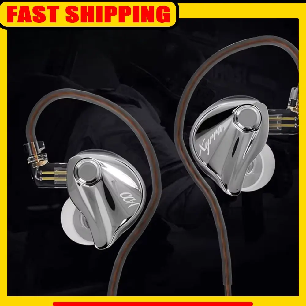 

Проводные наушники CCA Xyrra с качеством звука Hi-Fi, кольцо-вкладыш, железный комбинированный цинковый сплав, 3,5 м, музыкальные наушники, подарок