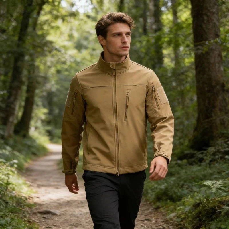 Immagine 7: Giacca Tattica 3 in 1 da Uomo con Fodera in Pile, Taglia Europea, Cappotto Invernale Militare, Impermeabile e Antivento per Escursionismo all'Aperto