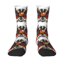 Spanish Legion Men Women Crew Socks Unisex Novelty Spain Burgundy Cross Spring Summer Autumn Winter Dress Socks