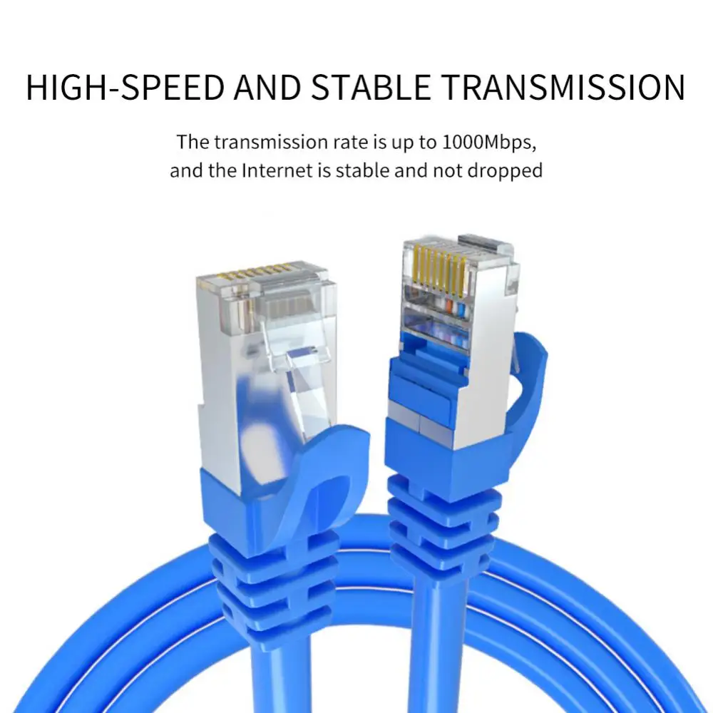 Rj-45 Cat6 Ethernet Lan Network Cable Eia/tia-568 Category 6 Compatible With Cat 5/5e/6 100m/1000mbps New Ethernet Network Cable