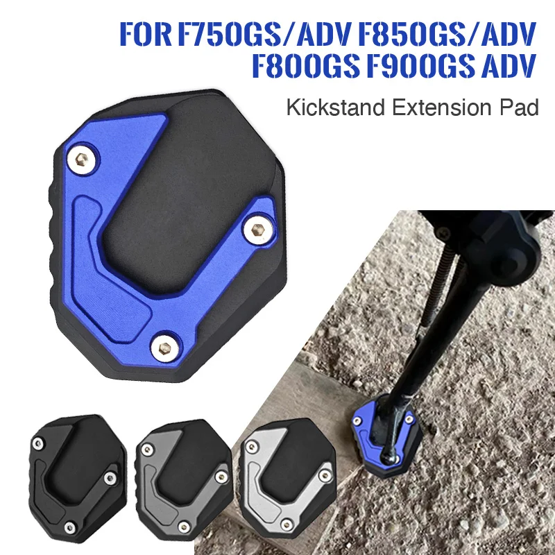 

for F750 F850 F800 F900 GS ADV Adventure Motorcycle Accessories CNC Aluminum Kickstand Enlarger Extension Pad Side Stand Foot