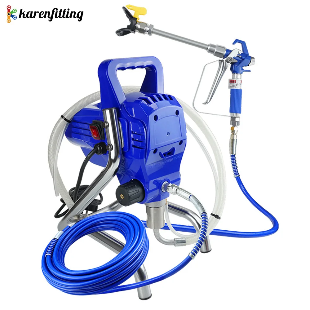 プロ仕様 ポータブル 220V 電動エアレススプレーガン 高圧 DIY 塗装ツール（塗布用）